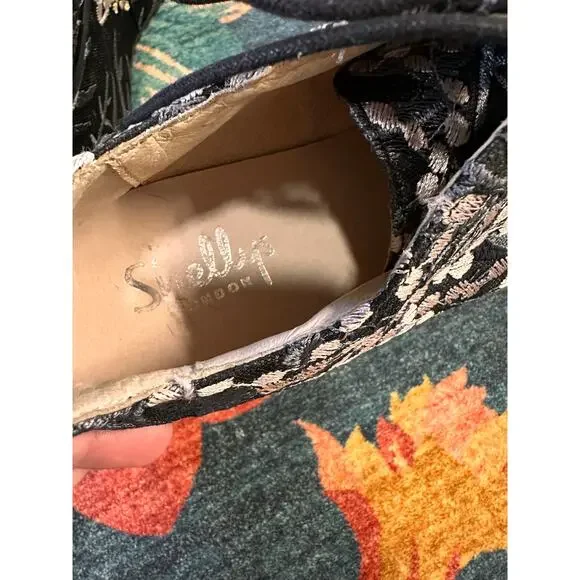 Shellys London Floral Platform Shoes Size 7 - See Measurement - Picture 5 of 7